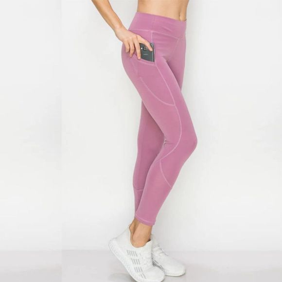 COPY - Seam Detail Pocket Legging - Everyday Legging - Affordable Legging - Leg… - Picture 3 of 3